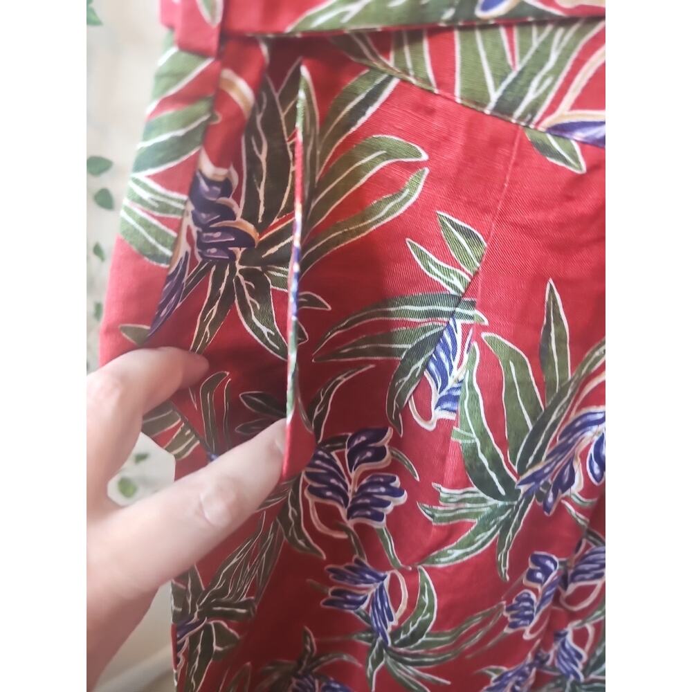 Moon River Linen Tropical Pants Size M - Picture 2 of 5